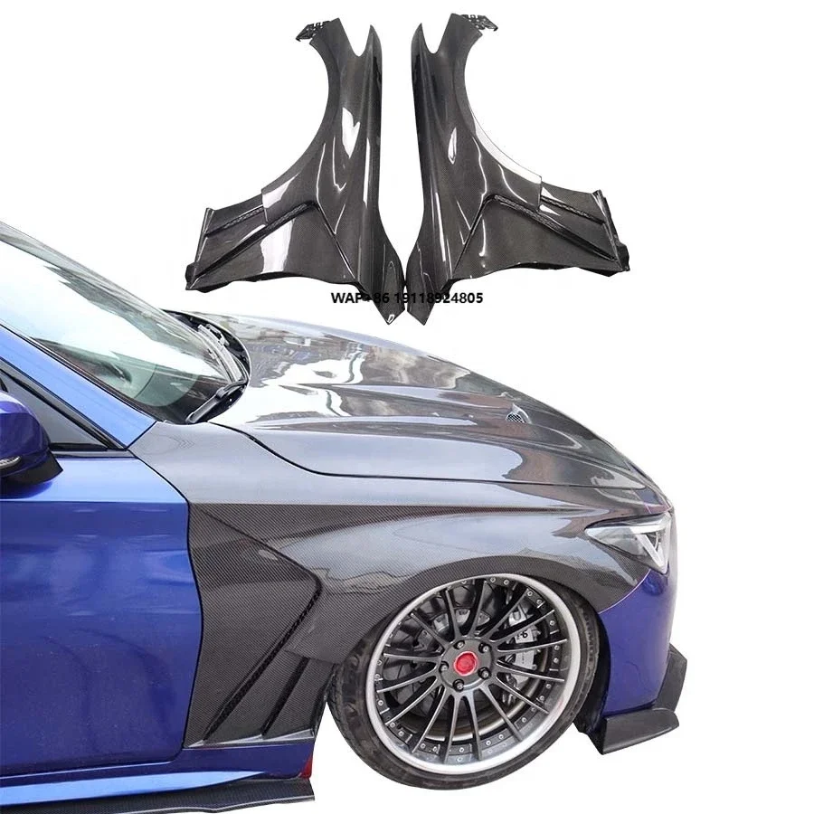 

Ventilated Side Fenders for Q60s Coupe 2 Door Sedan-Semi-Carbon Fiber 100% Fit