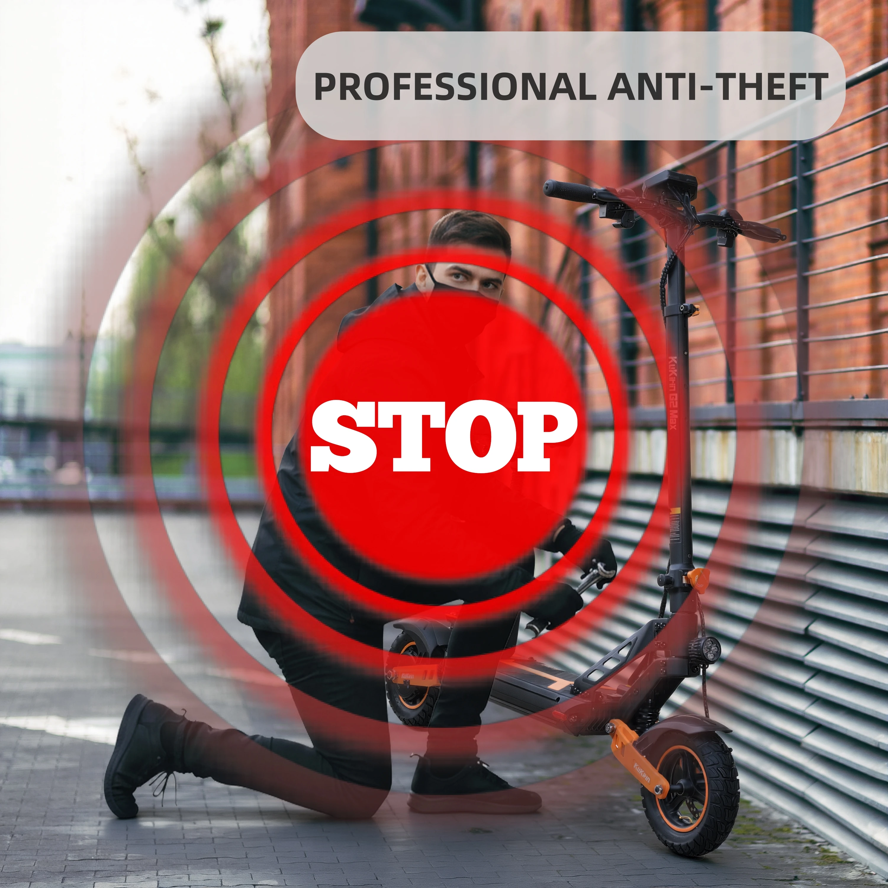 إنذار عالمي مضاد للسرقة 29-68 فولت للسكوتر الإلكتروني/الدراجة الإلكترونية، طاقة عالية مخفية، جهاز تحكم عن بعد، إيقاف تشغيل الصوت بصوت عالٍ، مقاوم للماء