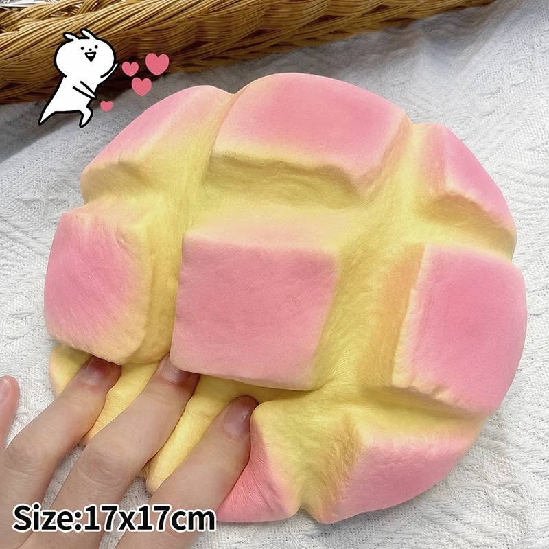 Langsam zurückfederndes, weiches Brot, übergroßes Ananas-Brötchen, Stressabbau-Spielzeug, Handentspannungsgeschenk, Partydekoration, Geschenke
