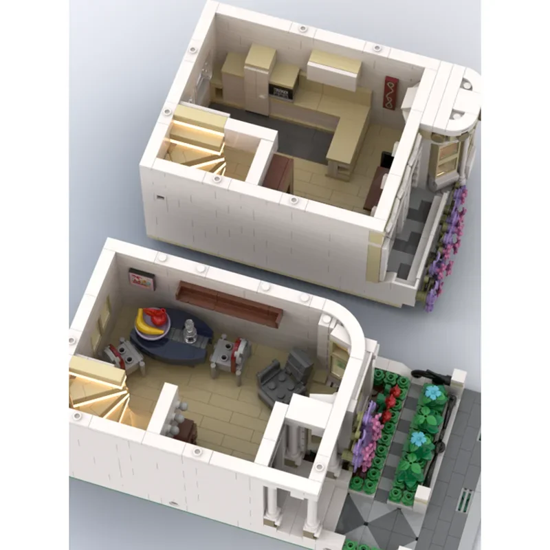 Moc Bausteine Viktorianischen Stadthaus Technologie Modulare Ziegel Modell Geschenke Weihnachten Spielzeug DIY Sets Montage