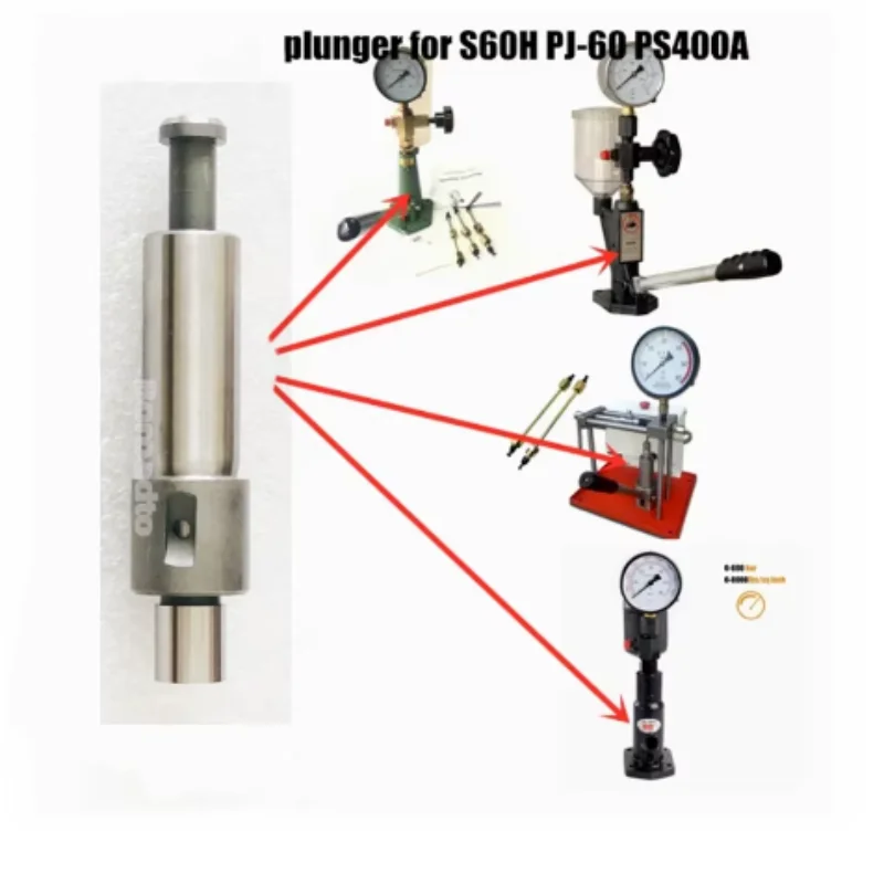 S60H PS600A PJ-60 Common Rail Diesel Fuel Injector Nozzle Tester 10mm Plunger