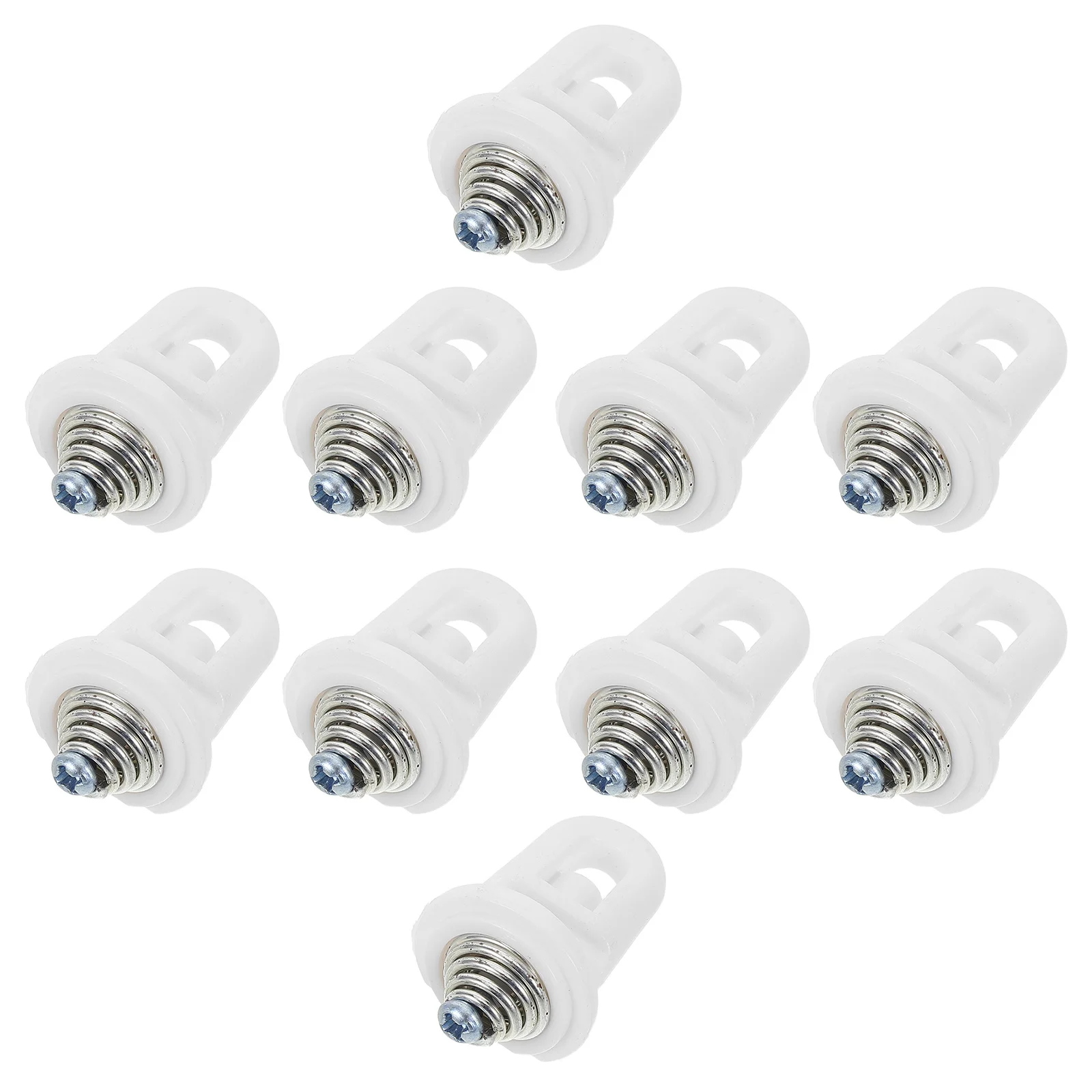 

10pcs Retainer Clips Heavy Duty Plastic Automotive Push Pins Fasteners Car Fixing Lock Kit Front Rear Bumper