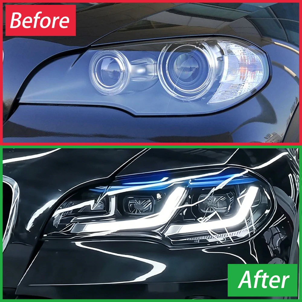 Car Front lamps For BMW X5 E70 30i 35i 35d 48i 50i 2007-2013 Auto Headlights Assembly Upgrade Startup Effect Plug and Play Parts