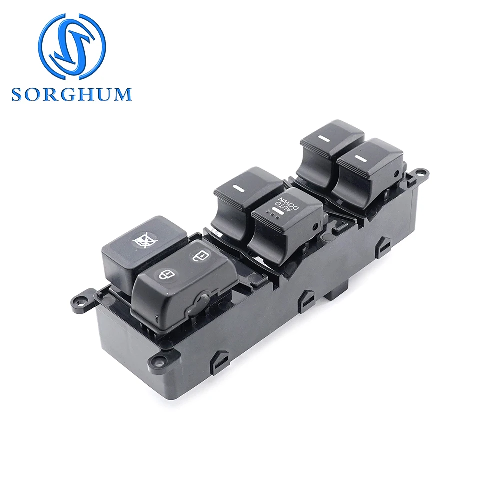 SORGHUM 93570-B5000 For Kia Forte Cerato K3 2014 2015 2016 2017 LHD Master Window Switch Regulator Button 93571-A7000 18 Pins