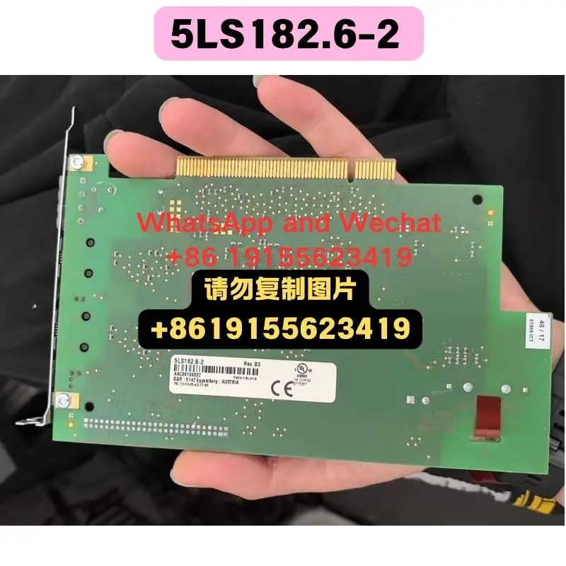 Used 5LS182.6-2 Communication card Functional test OK Quick delivery Please contact the merchant