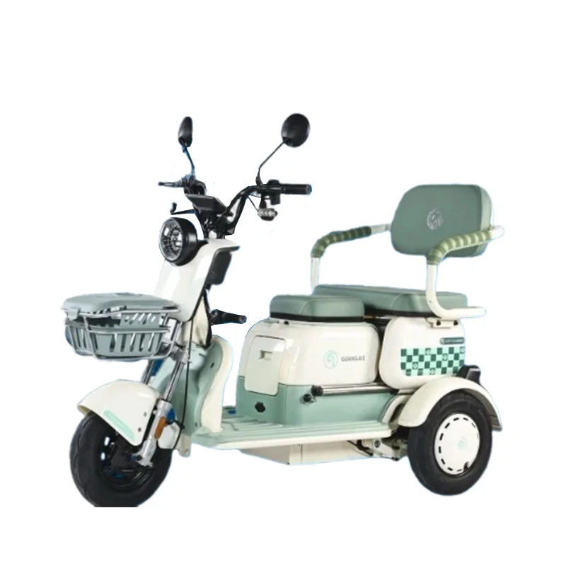 

Electric Tricycle with Long Range for Commuting, Can Carry Two People, Electric Motorcycle Tricycle