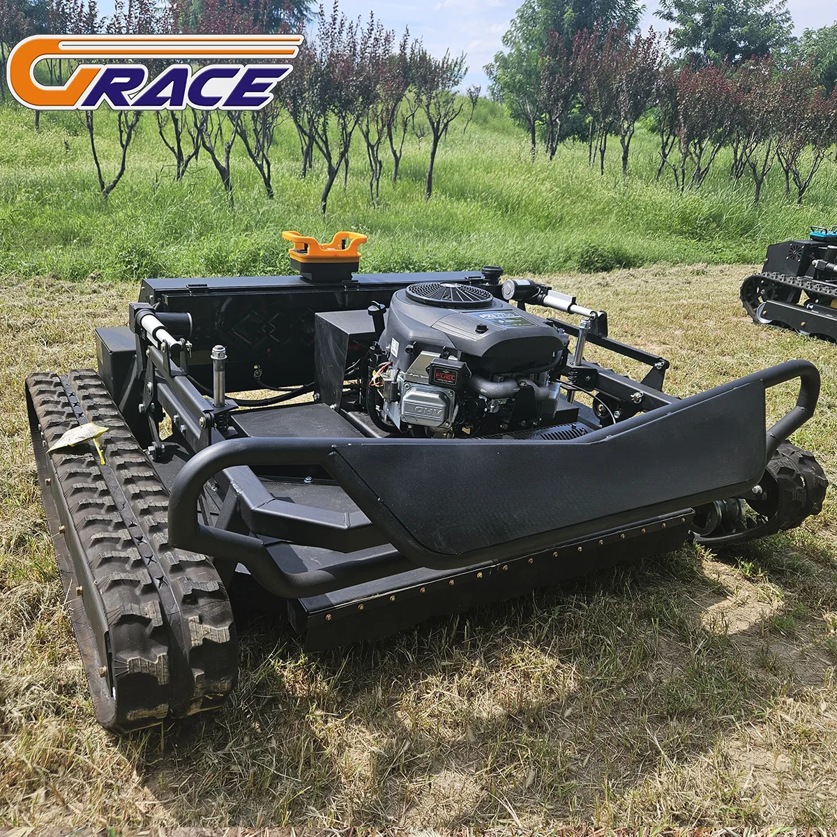 2025 New Brand Mini Belt Drive Tracked Lawn Mower Electric Drive Snow Blower Machine Remote Control Snow Removal Machine