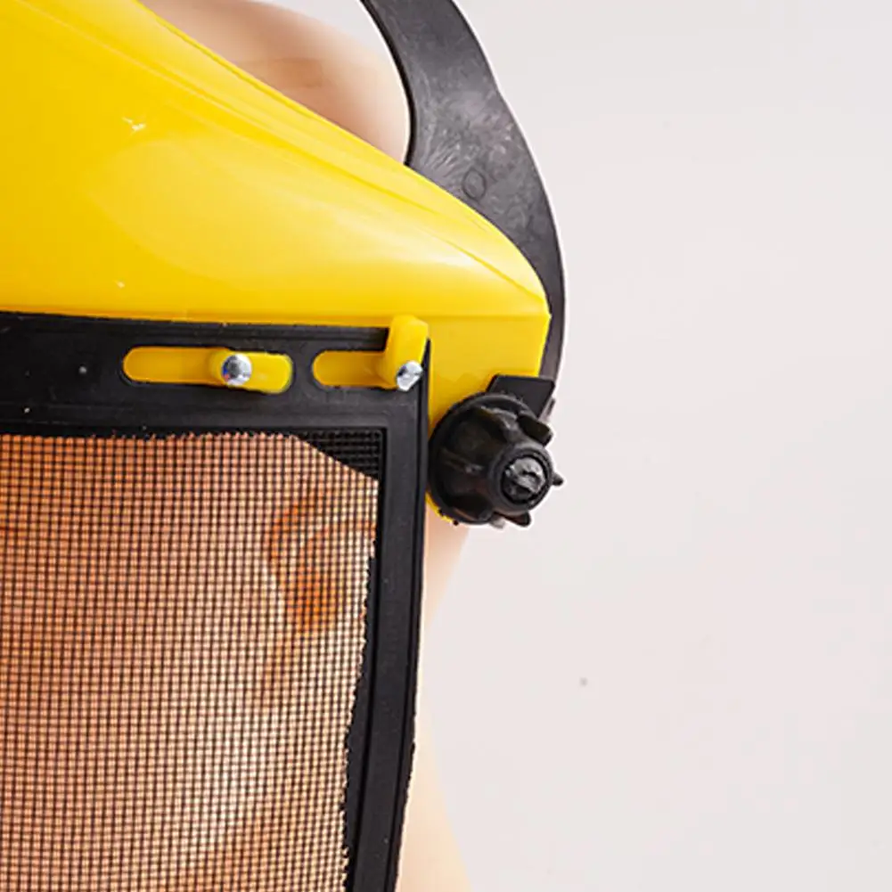 1PC ogrodowa podkaszarka do trawy kask ochronny kapelusz z siatką na całą twarz maska ​​ochronna do ochrony leśnictwa trymer ogrodnictwo chwastów