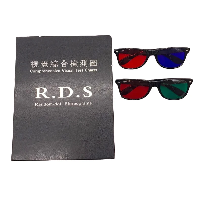 Achromatic Astigmatism Amsler Test Chart Random Dot Stereograph Comprehensive Visual Test Chart Books