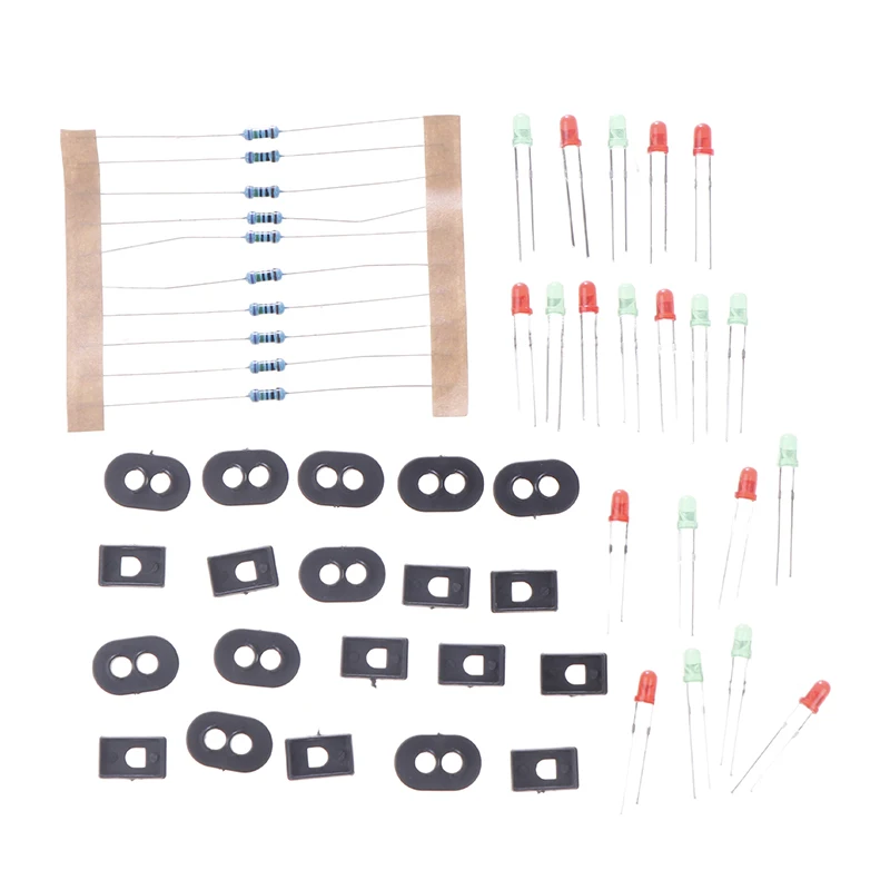 10 STKS Signaalkoppen Met LED Materiaal Voor Spoorwegsignaal HO Of OO Schaal Gebouw & Constructie Speelgoed Modelbouw Accessoires