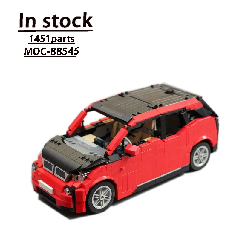 MOC-88545 Classic Sports Car Assembly Splicing Building Block Model MOC Creative Educational Kids Birthday BuildingBlocksToyGift