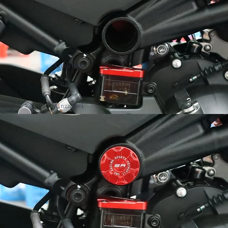 FOR CFMOTO 450SR 450NK 450CLC Frame Hole Cap Plug Frame Swingarm Bolt Cover Modified Frame Decoration Cap plug  CF400-6-7-10
