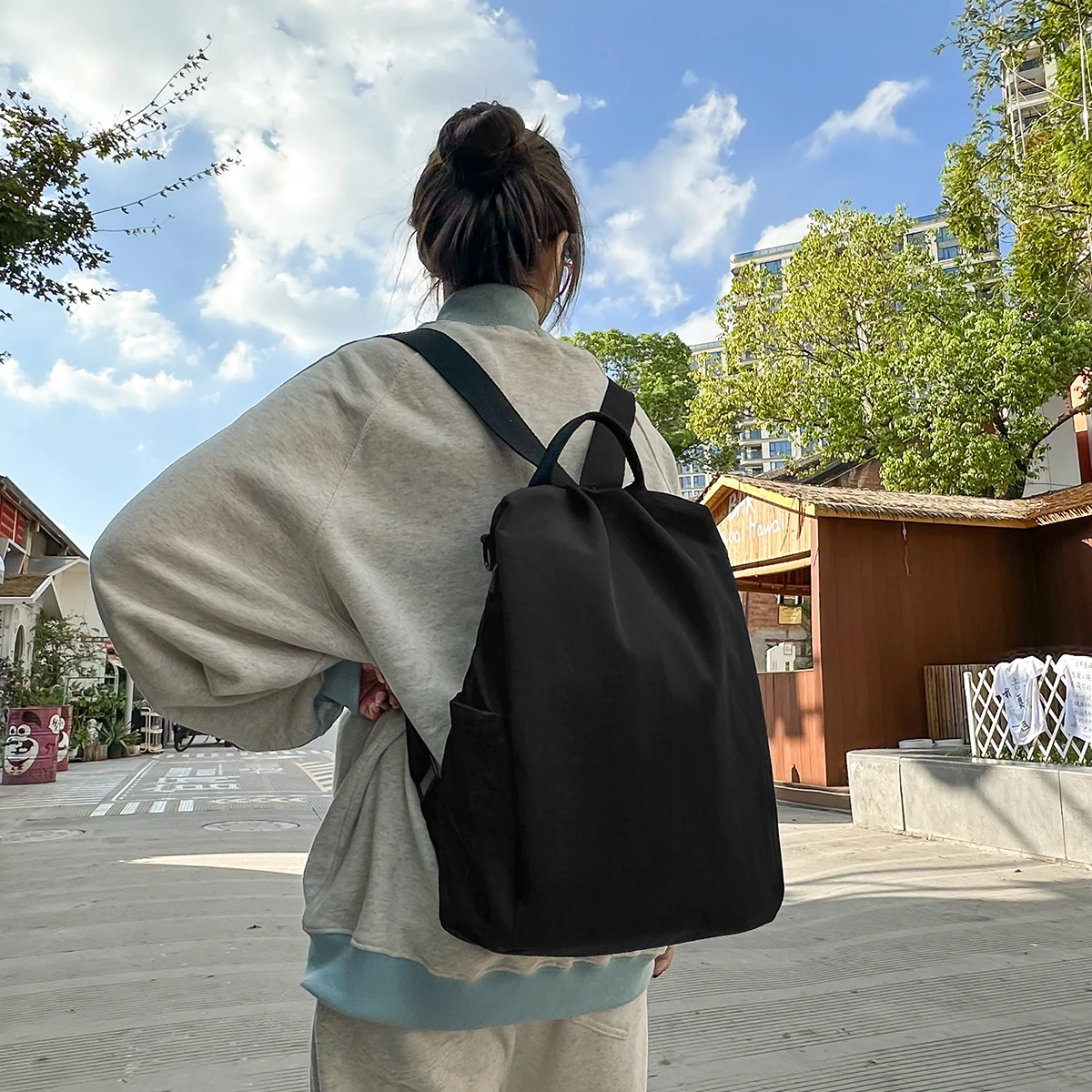 Outdoor Travel Backpack for Women 2025 New College Student Bag Large Capacity Versatile Lightweight Backpack Multi-Functional view 5