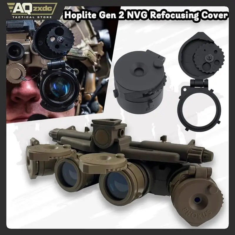 

AQzxdc Hoplite Gen 2 NVG Ремонтационная крышка SPEC Gen2 NVG Защитное и фокусировочное устройство для PVS14 PVS18 PVS31