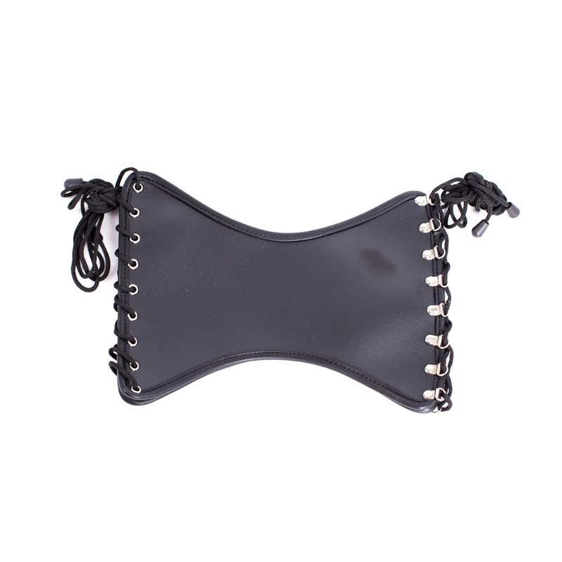 punk-tie-up-binding-waistband-plus-oversized-vest-outfit-binding-accessories-leather-binding-supplies-for-streetwear-fashion