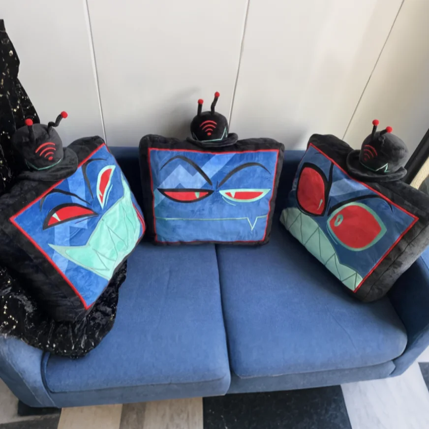 

Hazbin Hotel Hell's Inn Plush Pillow Cushion Sofa Backrest Cushion Gift Set for Fans