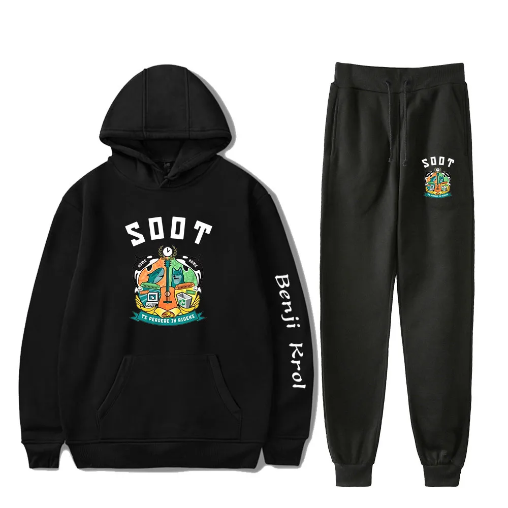 Wilbur Soot Hoodies And Pants Wilbur Soot Print Two Piece Set Suit Velvet for Men/Women sudaderas con capucha goth  Jogger pants