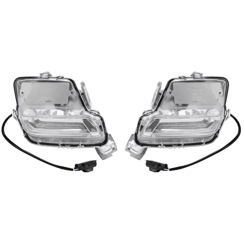 

Прочный 1 пара переднего бампера автомобиля, противотуманные фары DRL, дневные ходовые огни 31364330 31364331 для Volvo XC60 2014-2018, аксессуары Positi