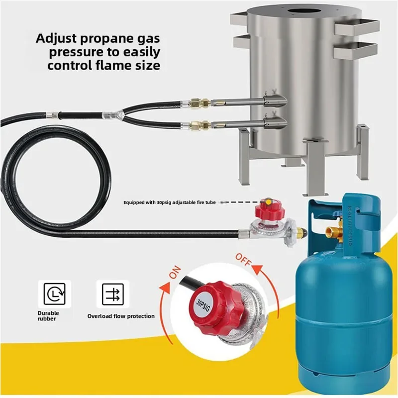 

Propane Melting Furnace Kit 20KG, Foundry Forge with Graphite Crucible, Tongs Tools for Metal Smelting, Casting Scrap Recycling