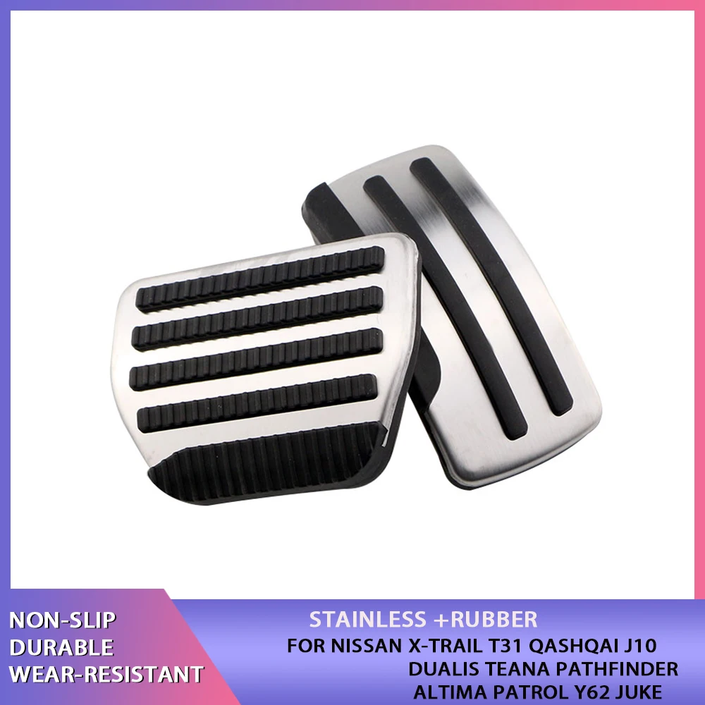 YEE PIN Pédale D'Accélérateur En Alliage Aluminium Pour Renault Clio 5, Captur 2, Koleos & Nissan Qashqai, X-Trail – Antidérapante Et Élégante