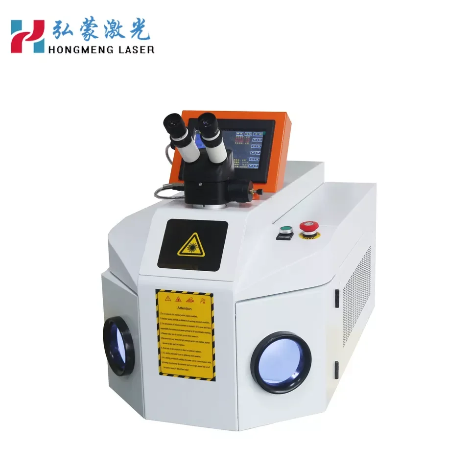 YAG 200W Laser Jewelry Spot Welding Machine Touch Screen Control Micro Soldering For Gold Silver Chain Ring Pendant