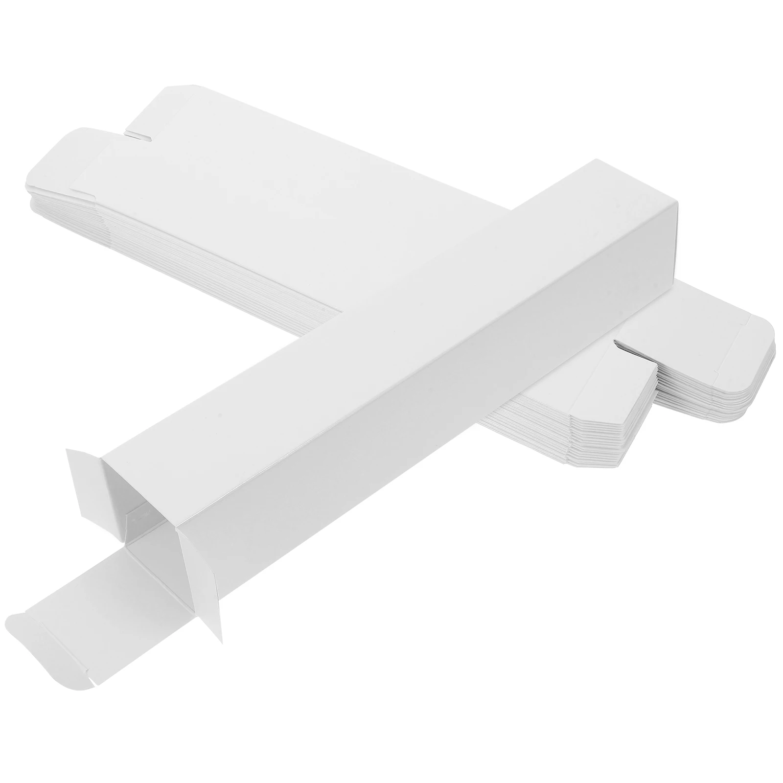 

20pcs Folding Storage Box Chinese Style Paper Holder Compact Diy Organizer For Desktop Gift Case Handheld Fan Container Folded