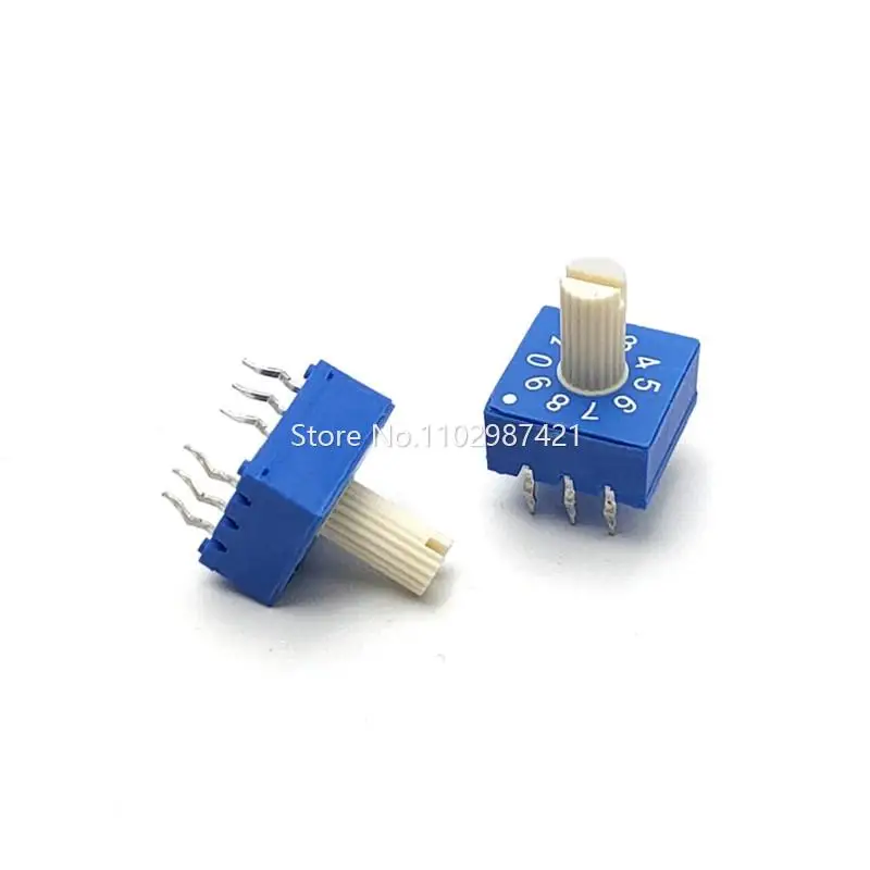 1 Piece Code Switch ERD210RS 10 Bit 0-9 3:3 Rotary Encoder With Handle