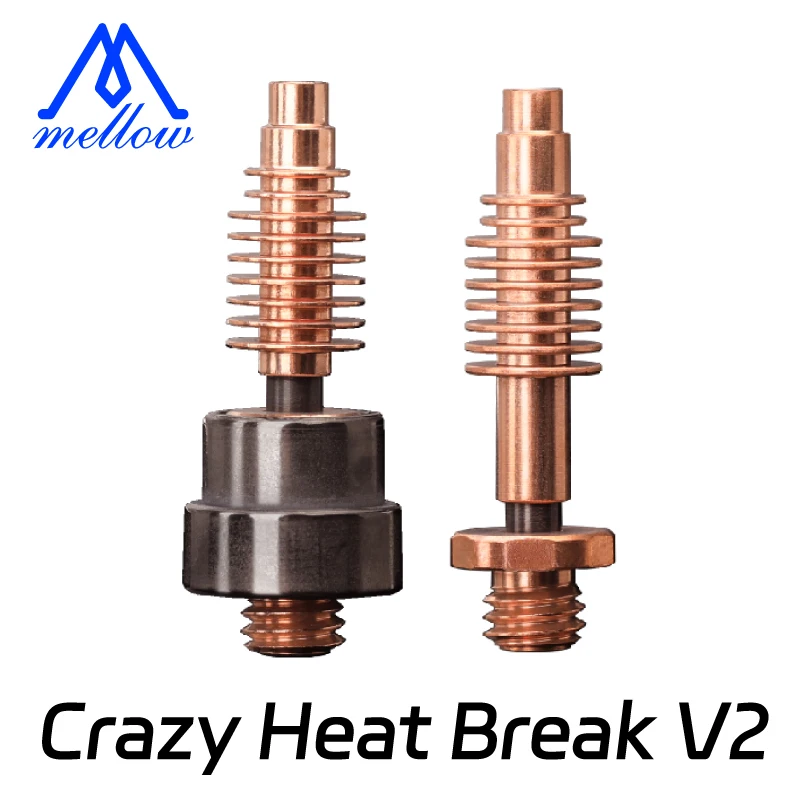 Crazy Zone V2 Heat Break For Nf-Crazy / Nf-Crazy Plus / Nf-Crazy Pro Hotend Printing Carbon Fiber 3D Printer Parts