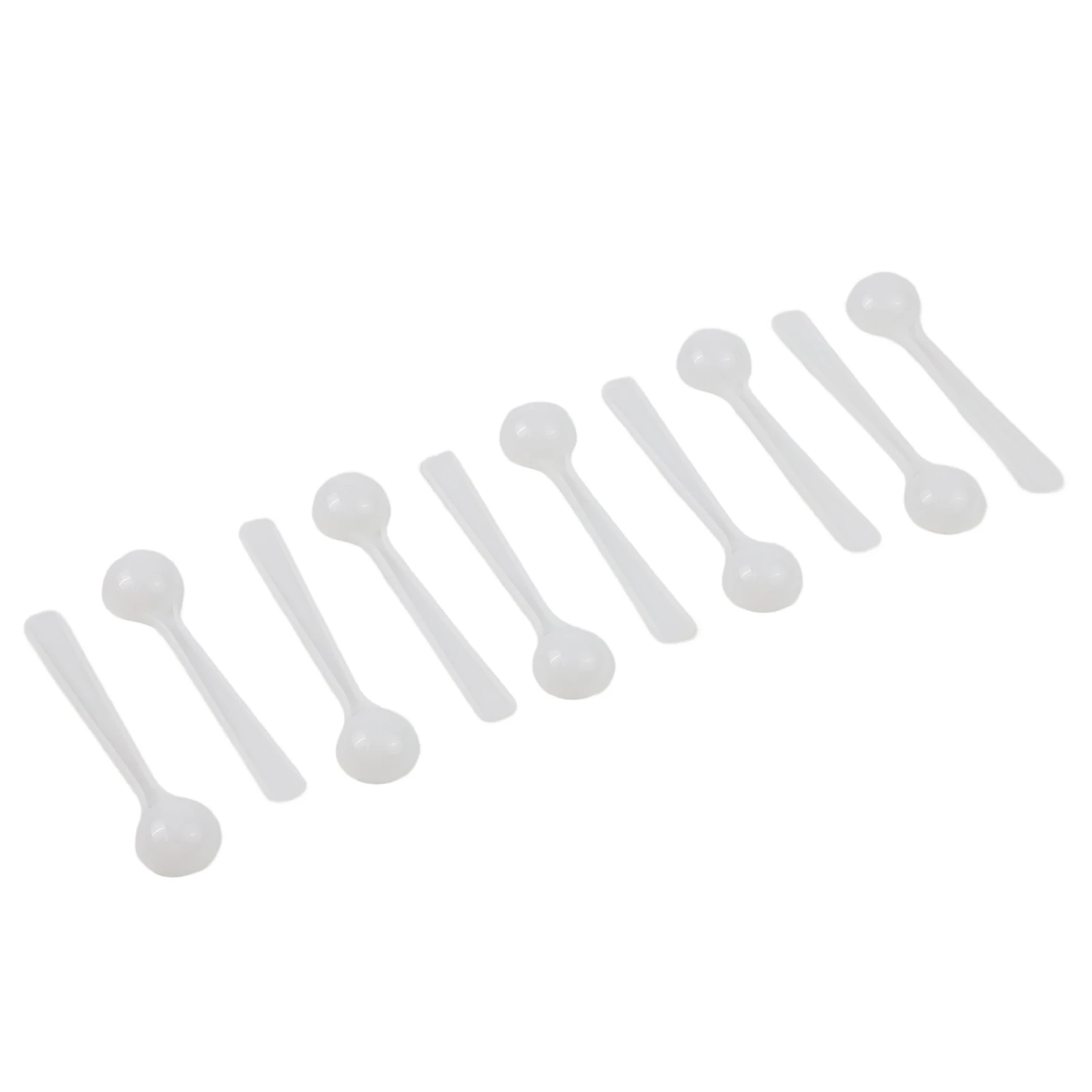 

50 шт. 1 мл белая пластиковая мерная ложка грамм совок для выпечки еды медицина кофе молочный порошок кухонные инструменты для домашнего использования