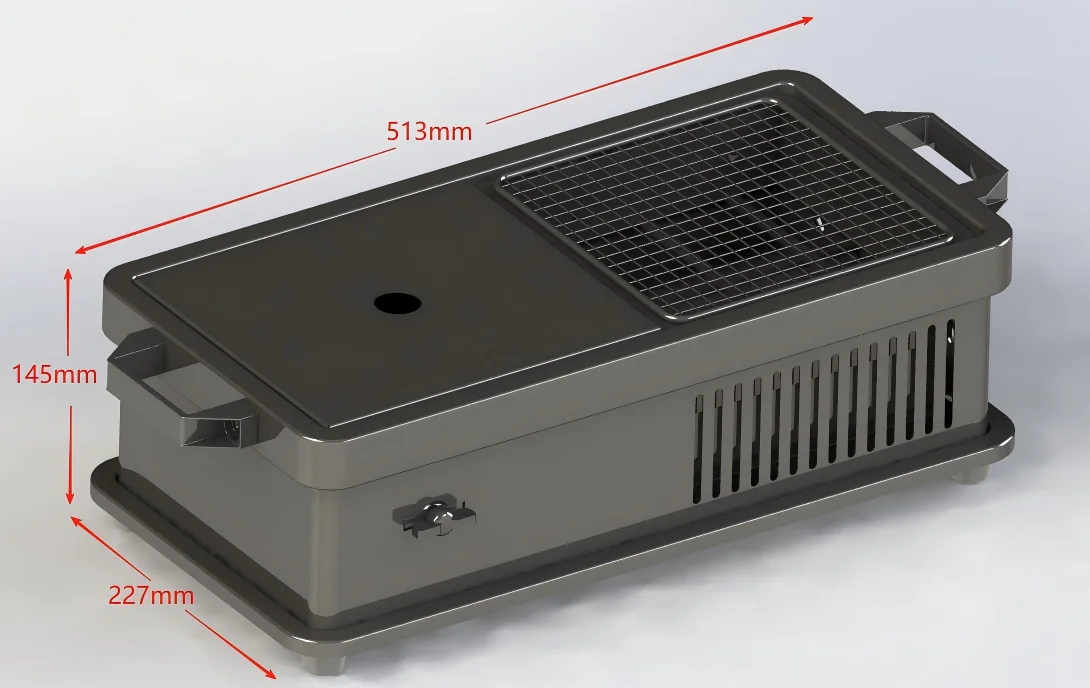 New Materials Low Pressure Zero Emission Solid Hydrogen Hydrogen Cooker for Outdoor Cooking