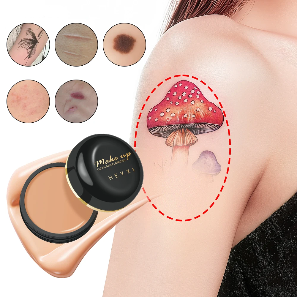 Clear Concealer Cream, Waterproof and Sweat Proof, Durable, Natural Finish, Suitable for All Skin Types