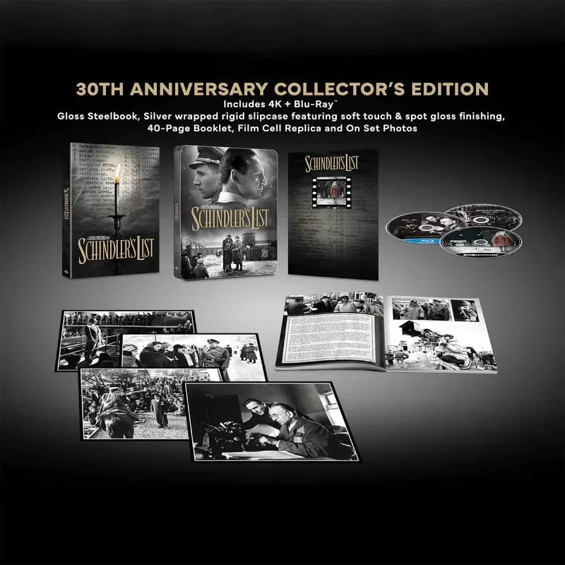 British Version 4K Iron Box Schindlers List High Definition Movie Collection