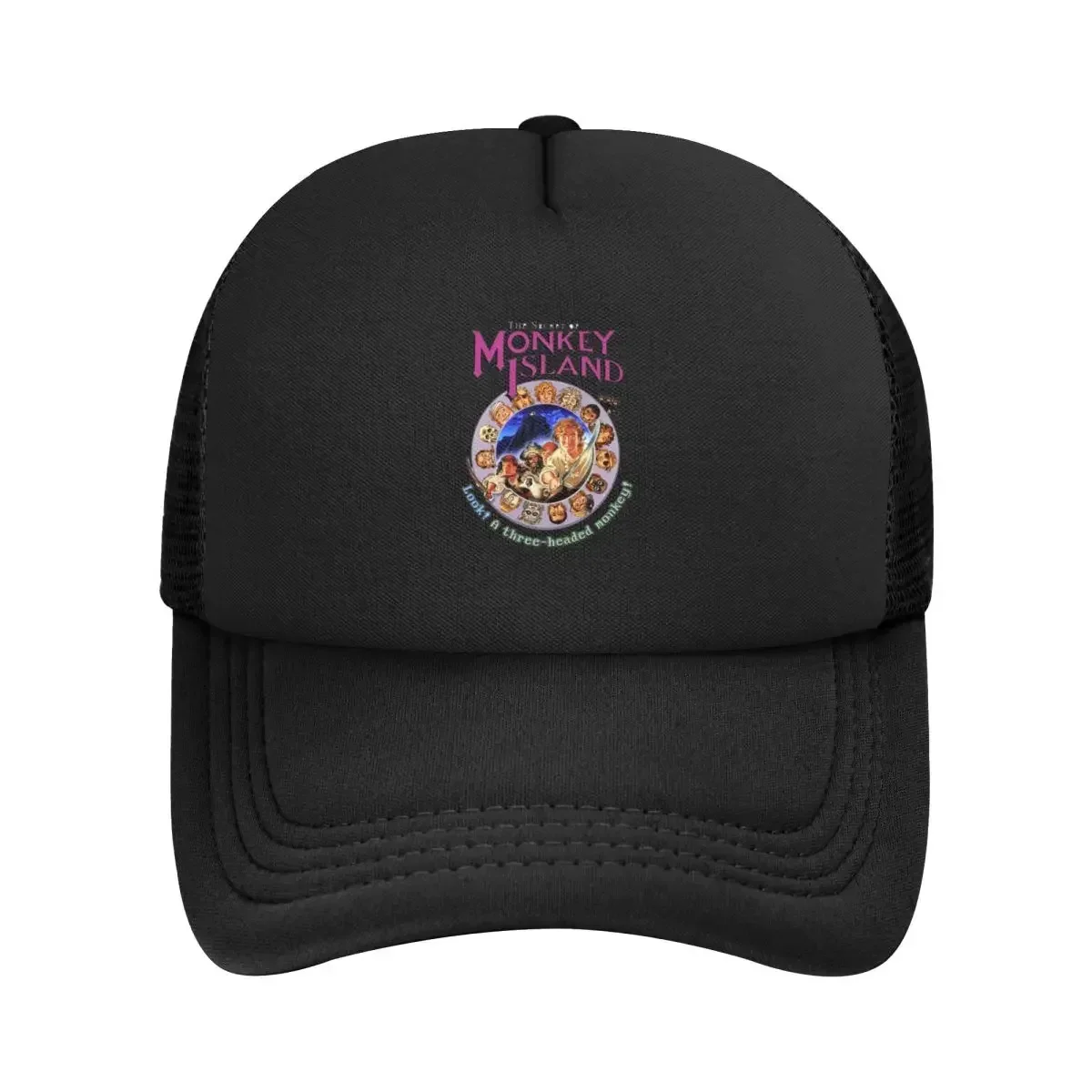 

Сетчатые бейсболки Secret Of Monkey Island, модные бейсболки Snapback, дышащие повседневные бейсболки, уличные унисекс