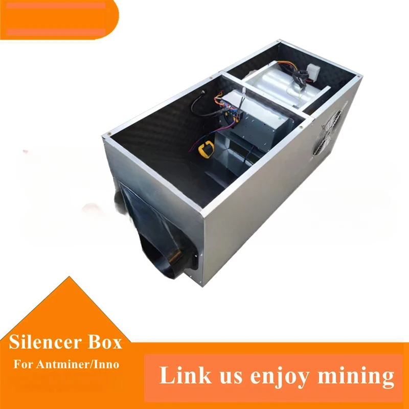 Crypto Miner Silencer & Cooling Kit Box Bitmain L7, D9, S19, S19Pro, K7 Avalon 1246 Innosilicon Reduce Noise