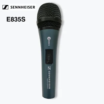 Sennheiser E835S 무대 유선 마이크, 가라오케 핸드헬드 확성기, 범용 공연, 공용 송신기, 휴대용 녹음 