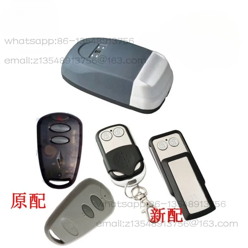 F-330 F3 F50 Rolling Code 433 Garage Door Remote Control, Transparent Flap Door Remote Control Handle Accessories