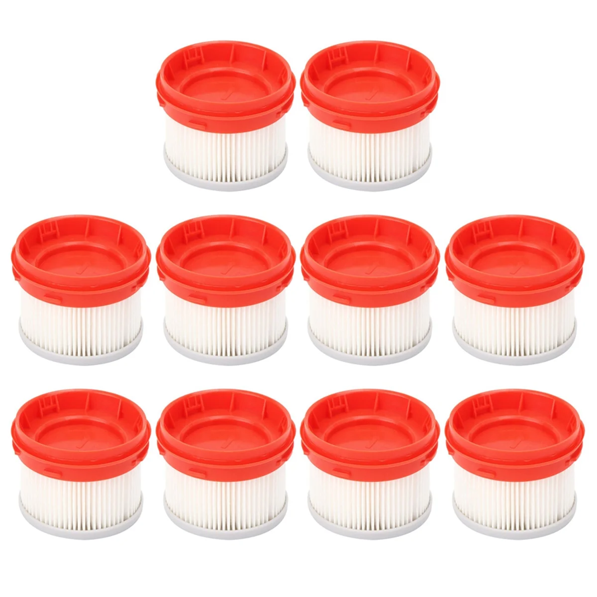 10ชิ้นสำหรับ Xiaomi dreame V9 V8 V11 V10 V9B เครื่องดูดฝุ่นมือถือไร้สาย V9P XR อะไหล่ทดแทนแผ่นกรอง HEPA