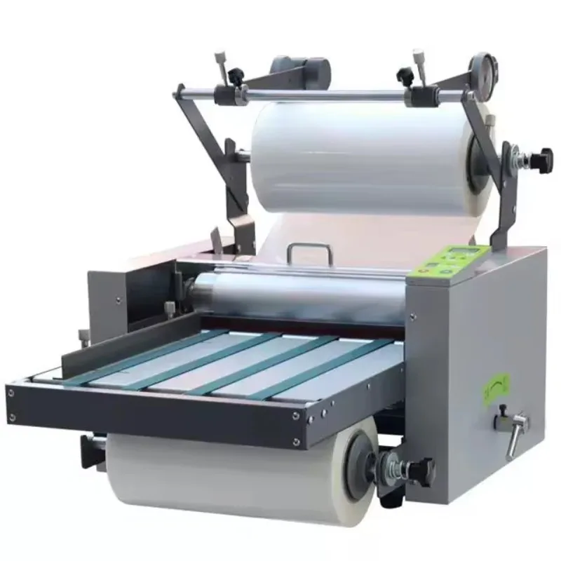 

KL388 Automatic Roll to Roll Roller Paper Cover Cold Hot Laminator Laminating Machine