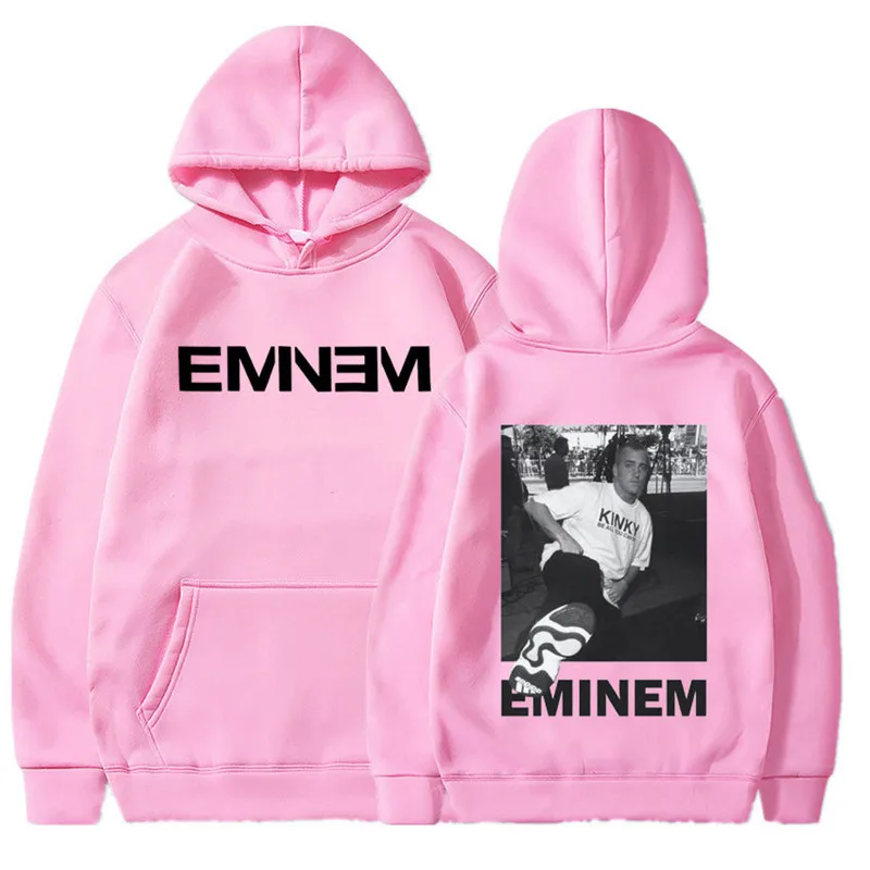 Rapper Eminem Graphic Hoodie Men Women Casual Autumn/Winter Sweatshirt Hip Hop Fashion Gothic Pullover Hoodies Fleece Streetwear