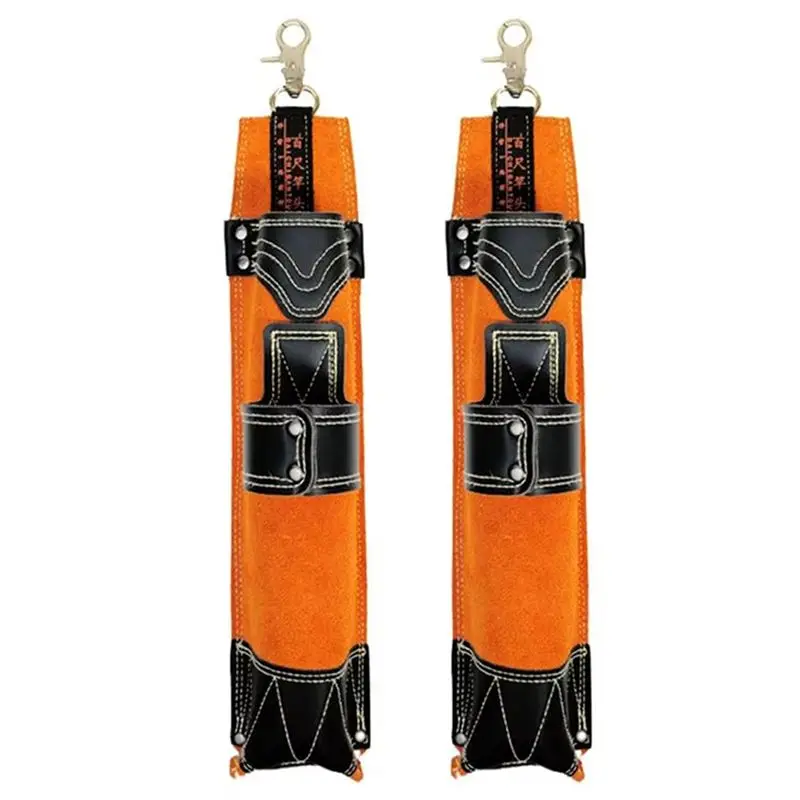 

Держатель для сварочных электродов Y42A-2X, чехол для хранения сварочных прутков, кожаный держатель для электродов, сумка для сварочных прутков, поясная сумка для сварочных прутков