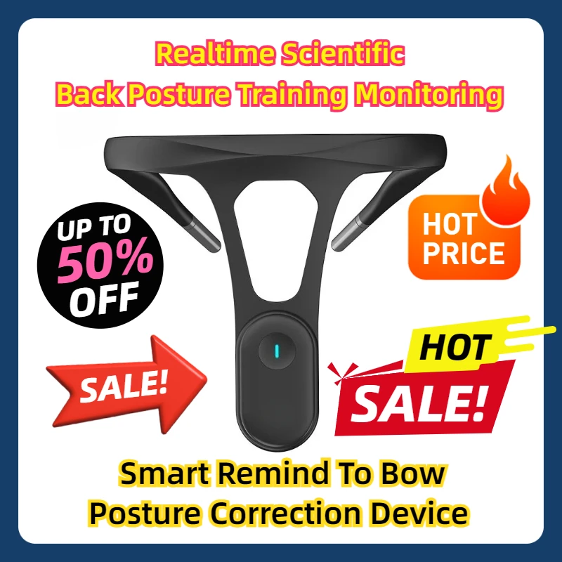 

Realtime Scientific Back Posture Training Monitoring Corrector Smart Remind To Bow Posture Correction Device