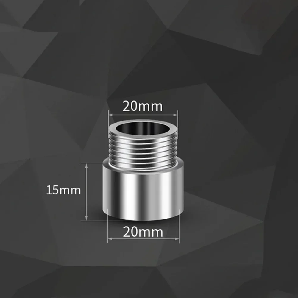 Stainless Steel Tube Extension Pipe Silver 10-60mm Bathroom Accessories Fittings For Water Pipes For Plumbing System
