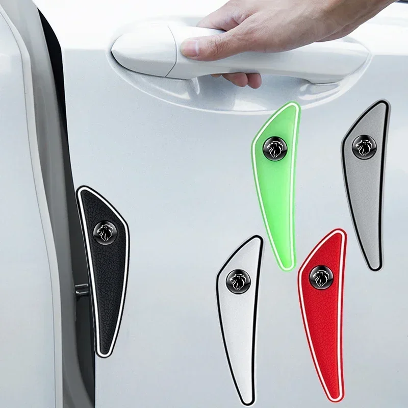 

4pcs Car Door Bumper Strip Protection Strip For Peugeot 208 207 308 206 307 407 2008 3008 5008 Rcz 508 301 408 406 607 4008 108