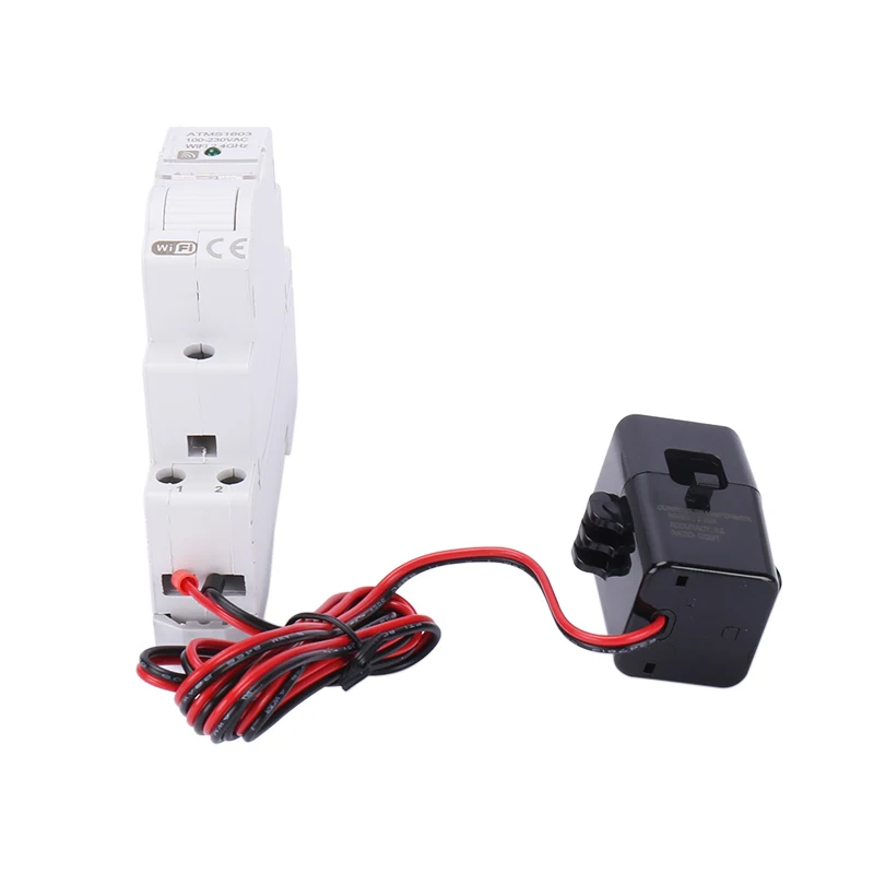 Imagem -04 - Tuya Inteligente Monofásico Medidor de Energia Wifi 63a Din Rail Medição Precisa Voltímetro Amperímetro Potência Atms1603