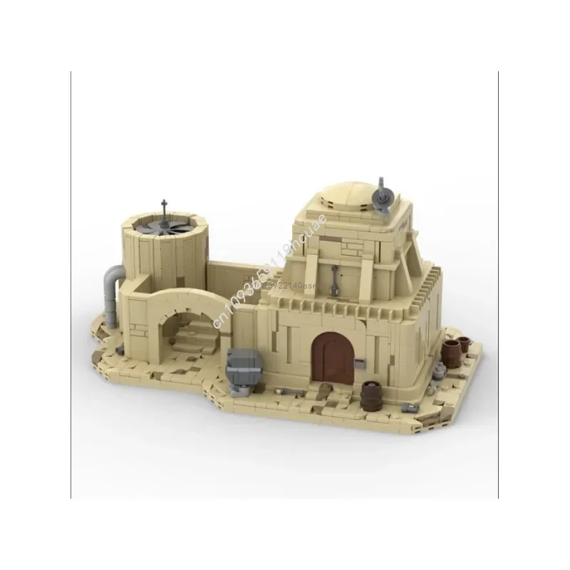 1919PCS MOC Space Battle Tatooine Eisley Residential Hut Modular Building Blocks Model Bricks DIY Creative Assembly Toys Gifts