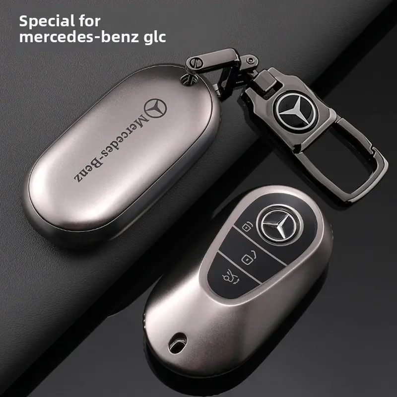 Key Case Cover Car Accessories Fob Protector for Mercedes Benz S400L S450/S500 MaybachS480 Keychain Holder Keyring Shell