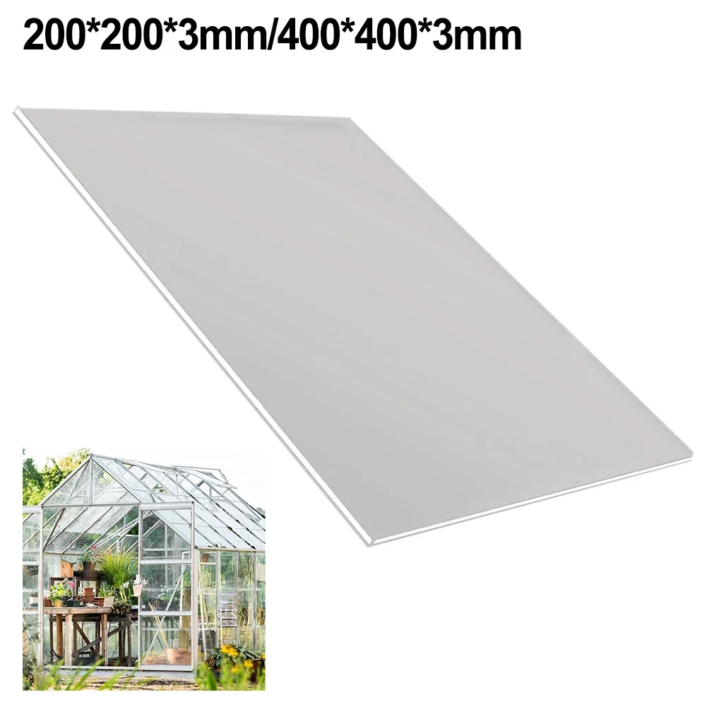 3mm Clear Acrylic Plastic Sheet For Crafts For Painting Picture Frame Greenhouse Glass Replacement 400x400mm 200x200mm