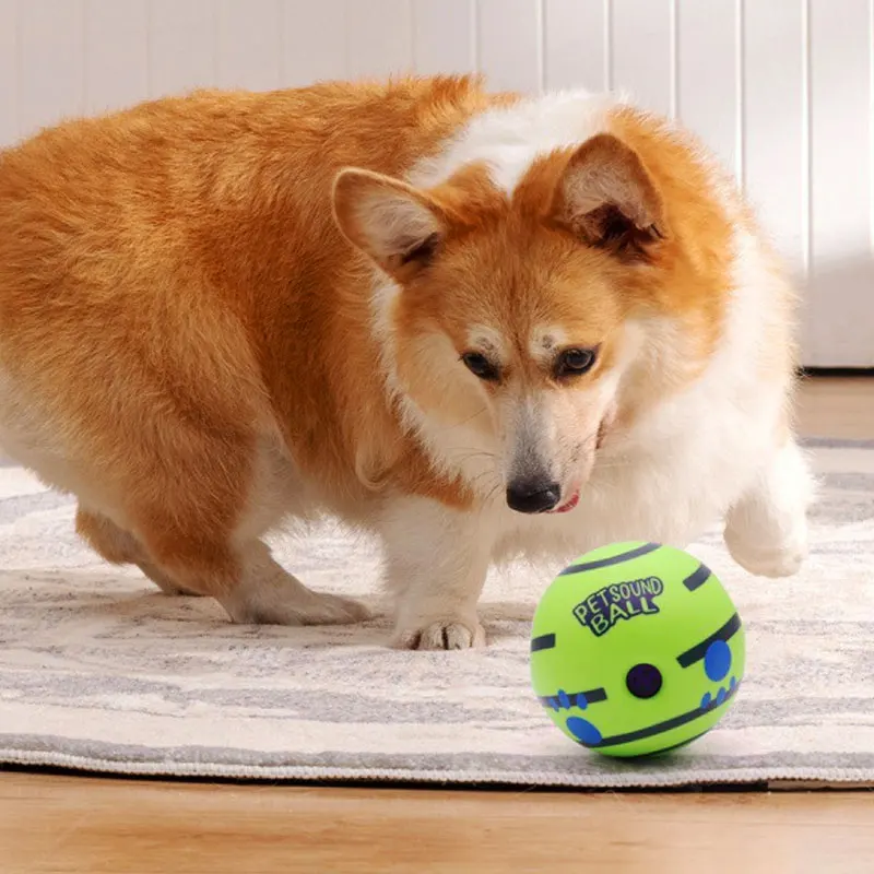 Wobble Wag Giggle Glow Ball, interaktives Aufmerksamkeitsspielzeug für Hunde, lustiger Giggle-Sounds-Ball, wenn gerollt oder schüttelt ist für den Spaß von Hunden – Detail 7