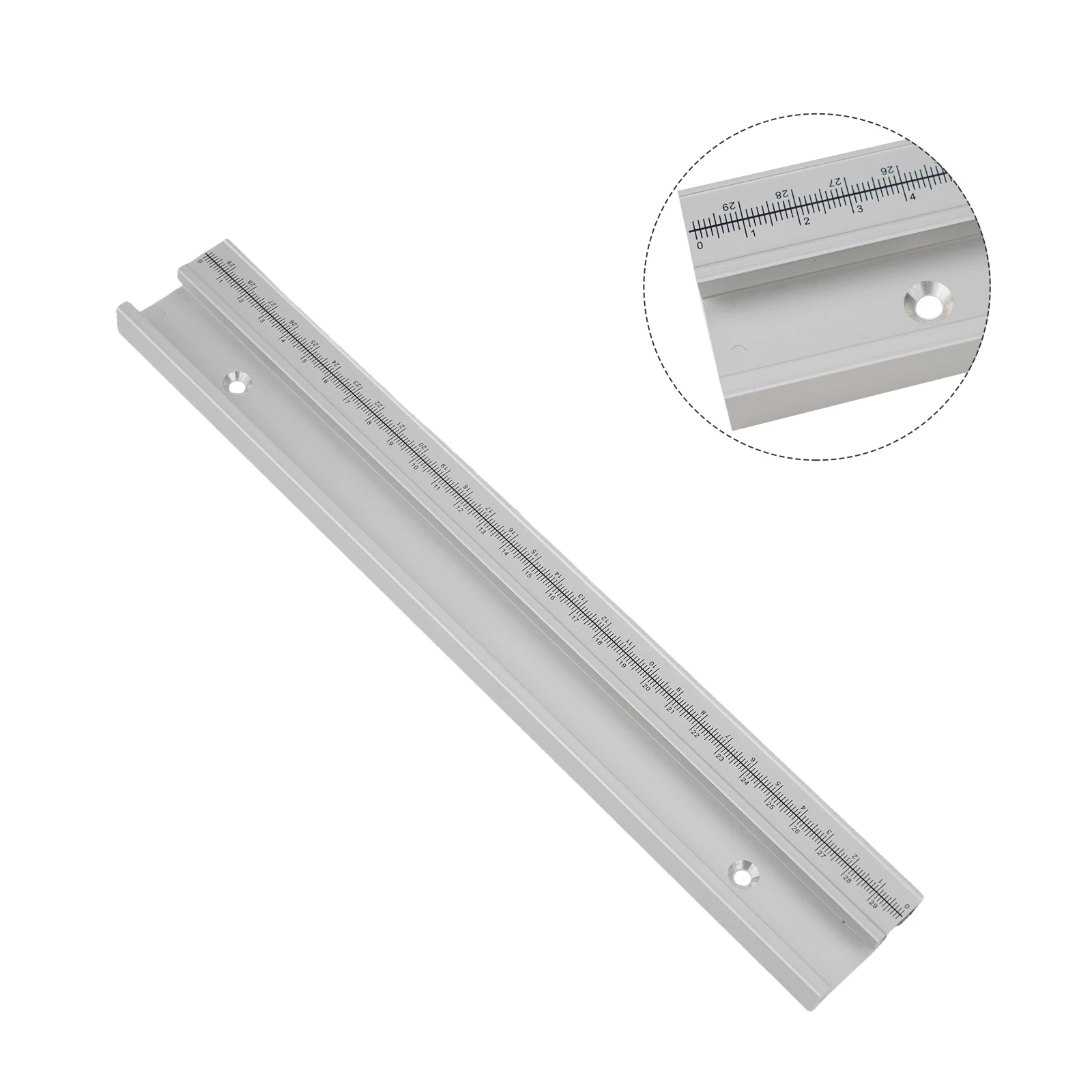 1pc Aluminum Alloy 45 Type T-slot Miter Track With Scale Slot Miter Track 30-60cm DIY Table For Router Tables Saws Bandsaws