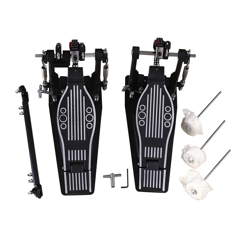 Drum set double pedal, adult jazz drum double pedal, pedal drum practice, mallet instrument accessories